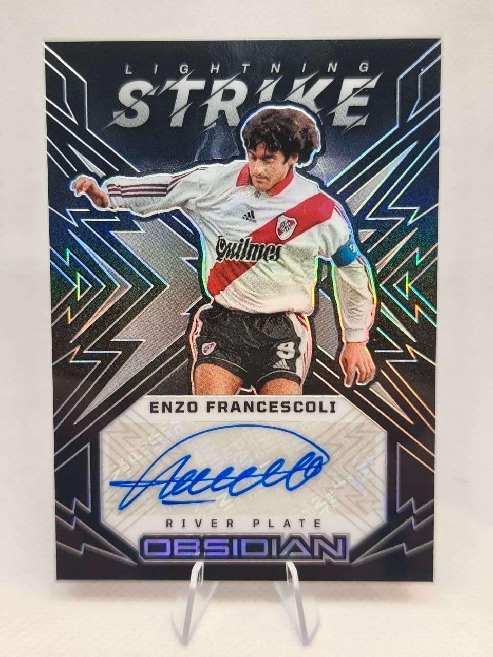 Enzo Francescoli River Plate Auto /89